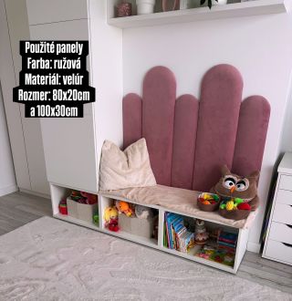 dostali sme ďalšiu fotku z realizácie našich čalúnených panelov 🥰 panely sa nelepili vylnimočne za posteľ ale ako zástena...